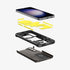 ACS05623 - Galaxy S23 Ultra Case Tough Armor in black showing the back